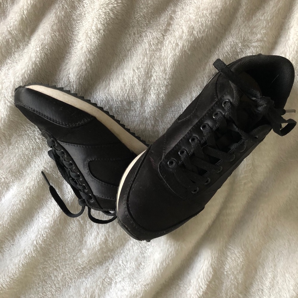 Black sneakers